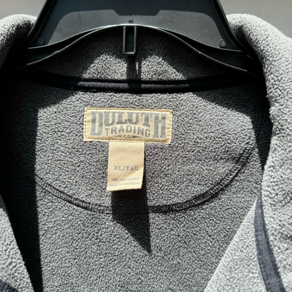 Duluth Trading Co. Men’s XL Tall Full Zip Up Fleece Work Jacket - Picture 8 of 9